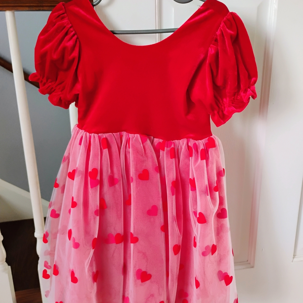 Red and Pink Heart Dress